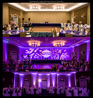 sheraton lbv purple - Full Ballroom Transformation